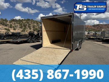8.5x20 Wells Cargo Fast Trac Deluxe Enclosed Cargo Trailer - 7'6" Interior - 7K GVWR - .080 PolyCor, Dovetail