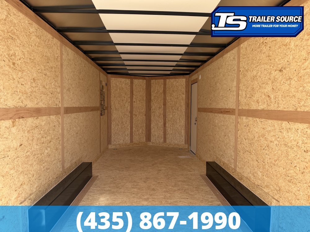 8.5x20 Wells Cargo Fast Trac Deluxe Enclosed Cargo Trailer - 7'6" Interior - 7K GVWR - .080 PolyCor, Dovetail