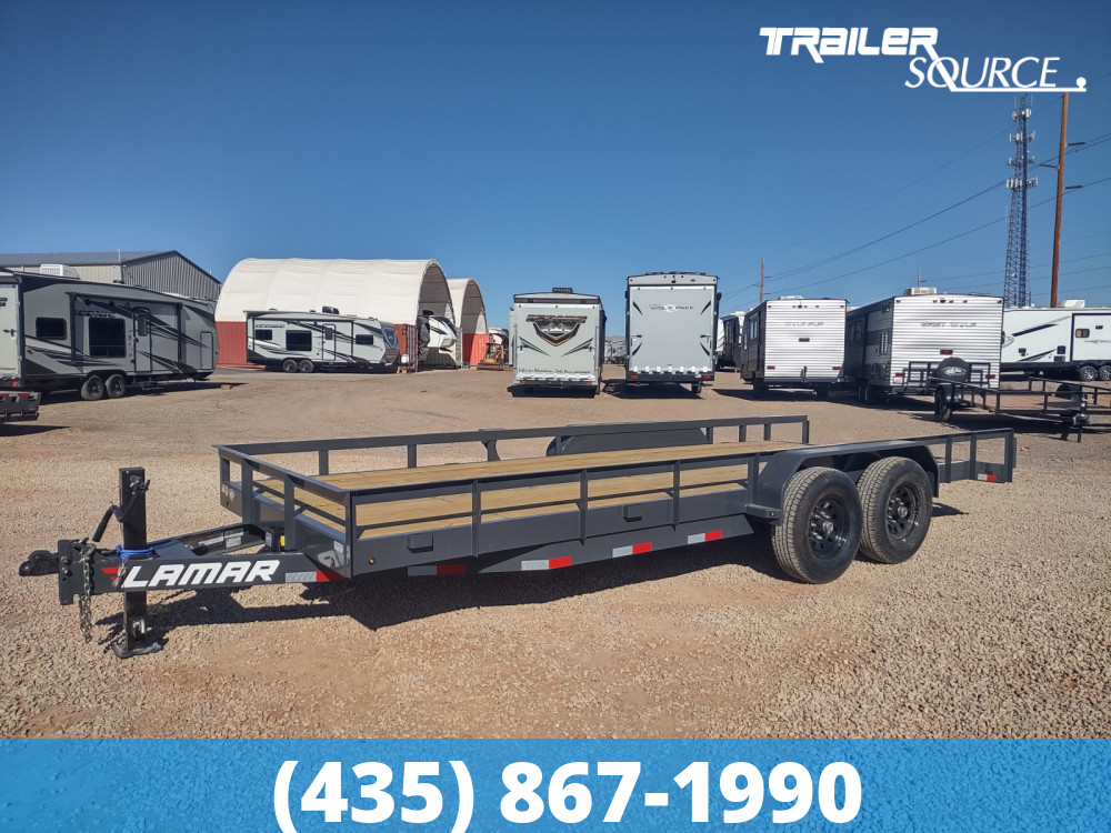 7x20 Lamar UC Utility 14K  Tandem Axle Utility
