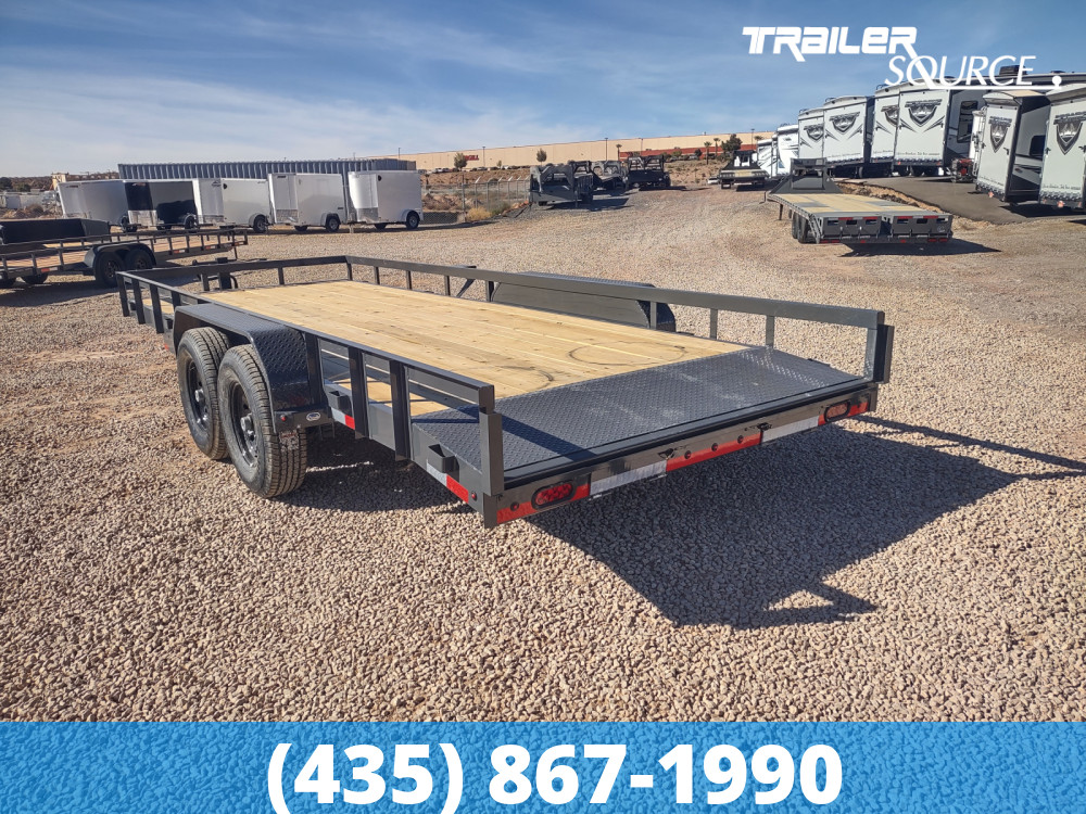 7x20 Lamar UC Utility 14K  Tandem Axle Utility