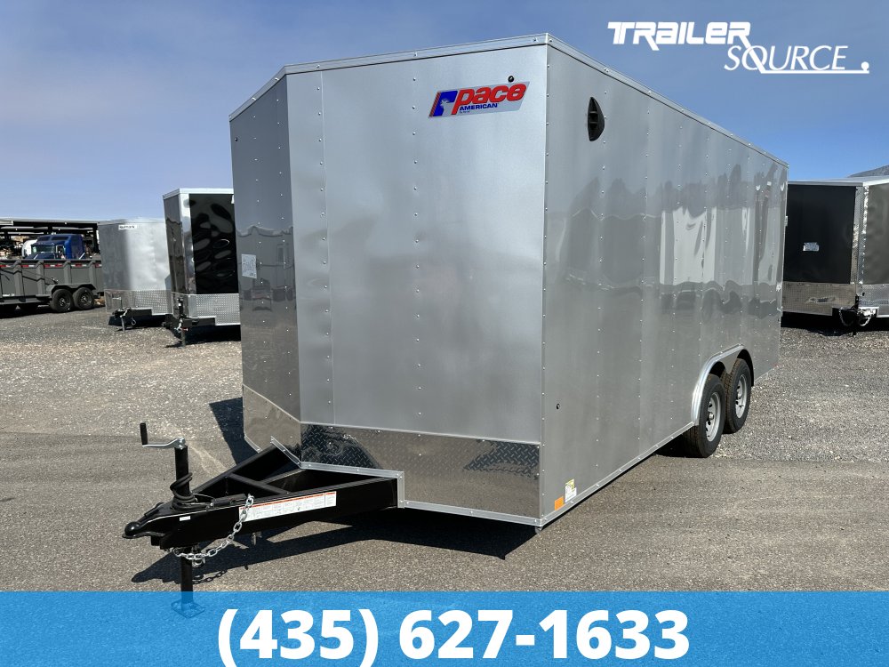 8.5x18 Pace American  7'0" Interior 10K Tandem Axle Enclosed Cargo