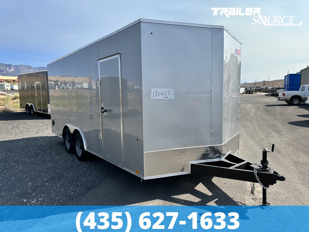 8.5x18 Pace American  7'0" Interior 10K Tandem Axle Enclosed Cargo