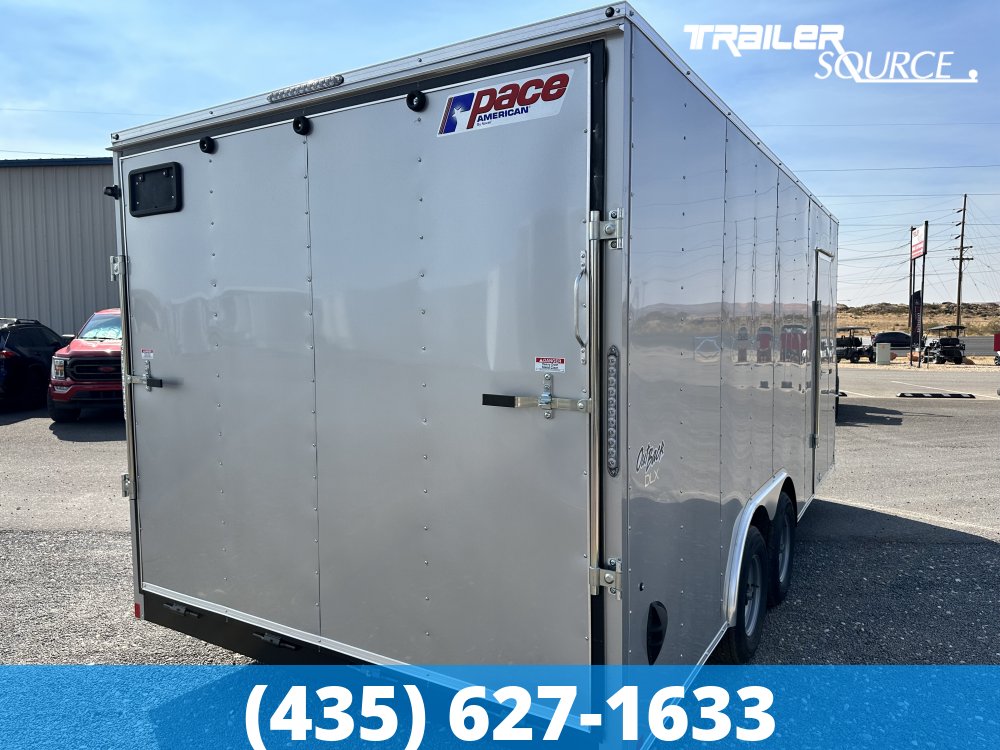 8.5x18 Pace American  7'0" Interior 10K Tandem Axle Enclosed Cargo