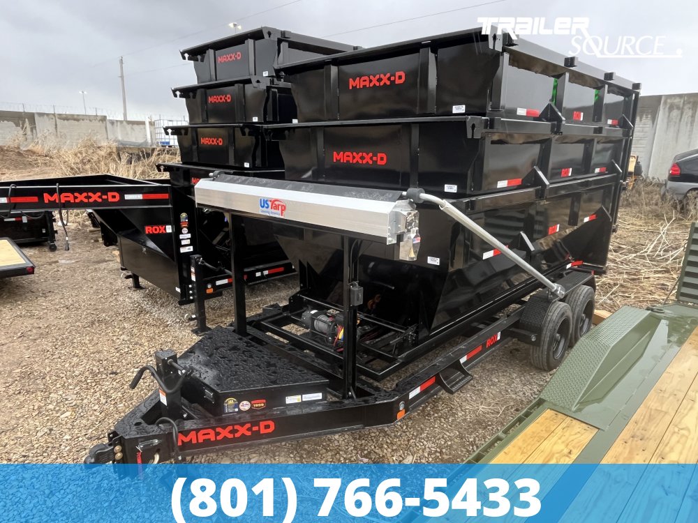 14' Maxx-D Roll Off Dumpster Bin
