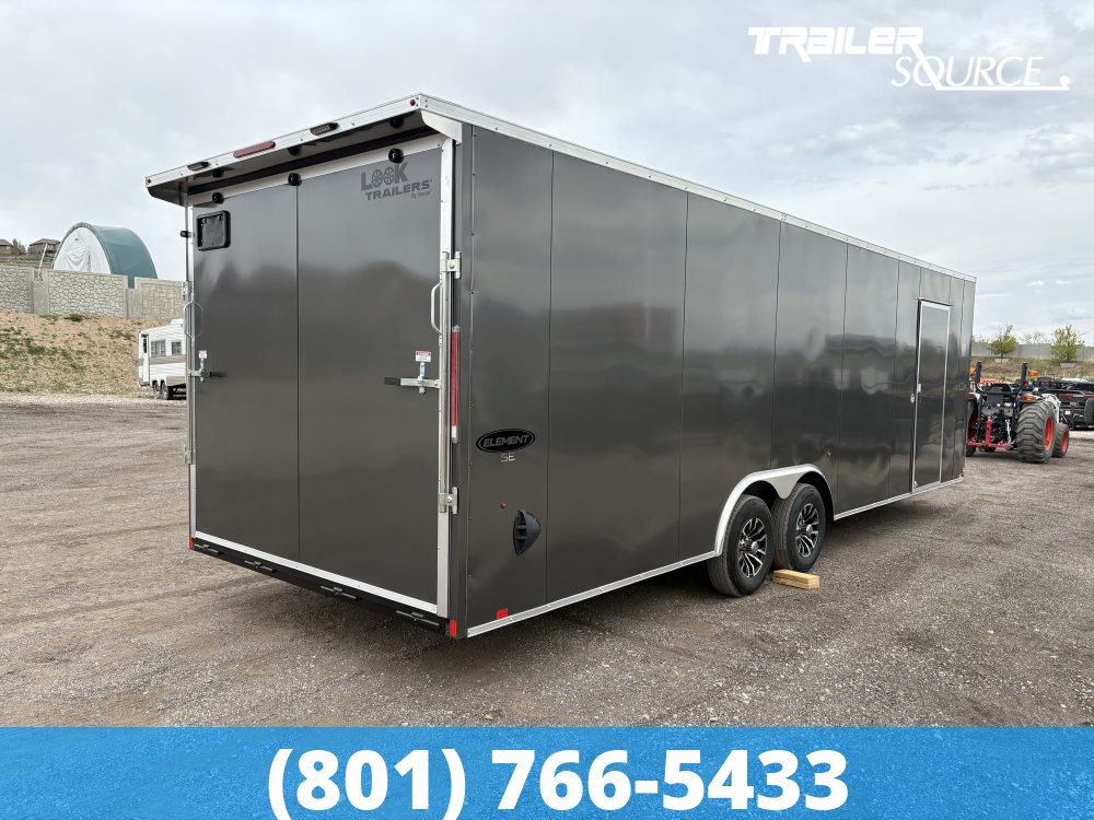8.5x26 Look Element SE 7'0" Interior 10K Tandem Axle Enclosed Cargo