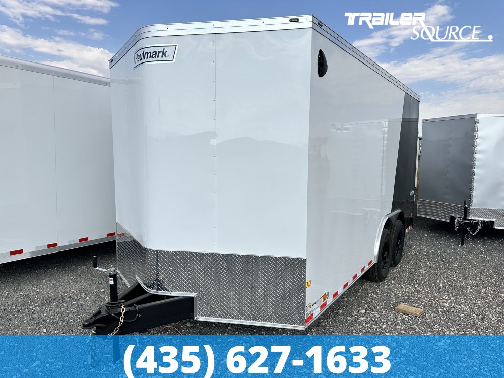 8.5x16 Haulmark Transport 7'6" Interior 12K Tandem Axle Enclosed Cargo
