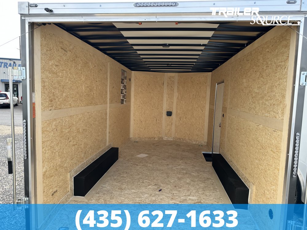 8.5x16 Haulmark Transport 7'6" Interior 12K Tandem Axle Enclosed Cargo