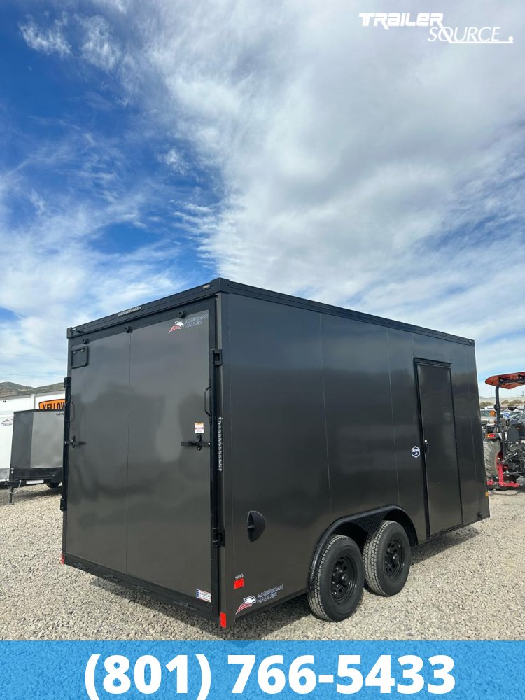 8.5x16 American Hauler Night Hawk 7'6" 10K Tandem Axle Enclosed Cargo