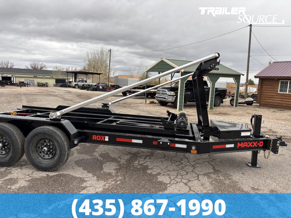 7x14 Maxx-D ROX Bumper Pull Roll Off Trailer 14K
