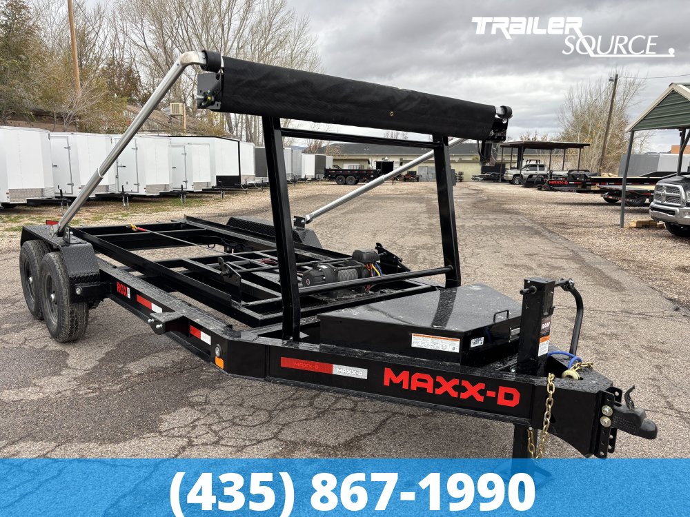 7x14 Maxx-D ROX Bumper Pull Roll Off Trailer 14K