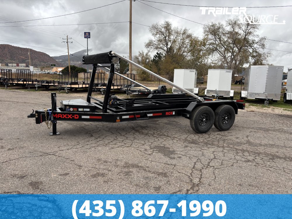 7x14 Maxx-D ROX Bumper Pull Roll Off Trailer 14K