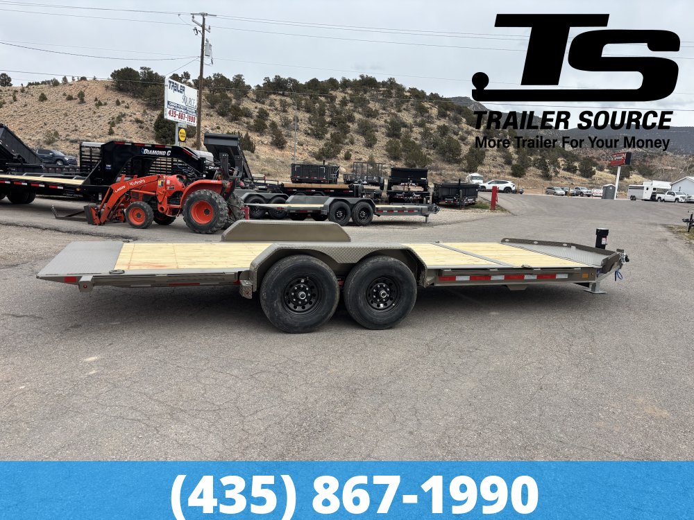 7x20 Diamond C HDT 207 Tilt Trailer - 15.5K GVWR - 14 Ply Tires