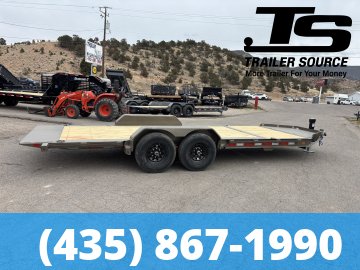 7x20 Diamond C HDT 207 Tilt Trailer - 15.5K GVWR - 14 Ply Tires