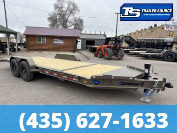 7x20 Diamond C HDT 207 Tilt Trailer - 15.5K GVWR - 14 Ply Tires
