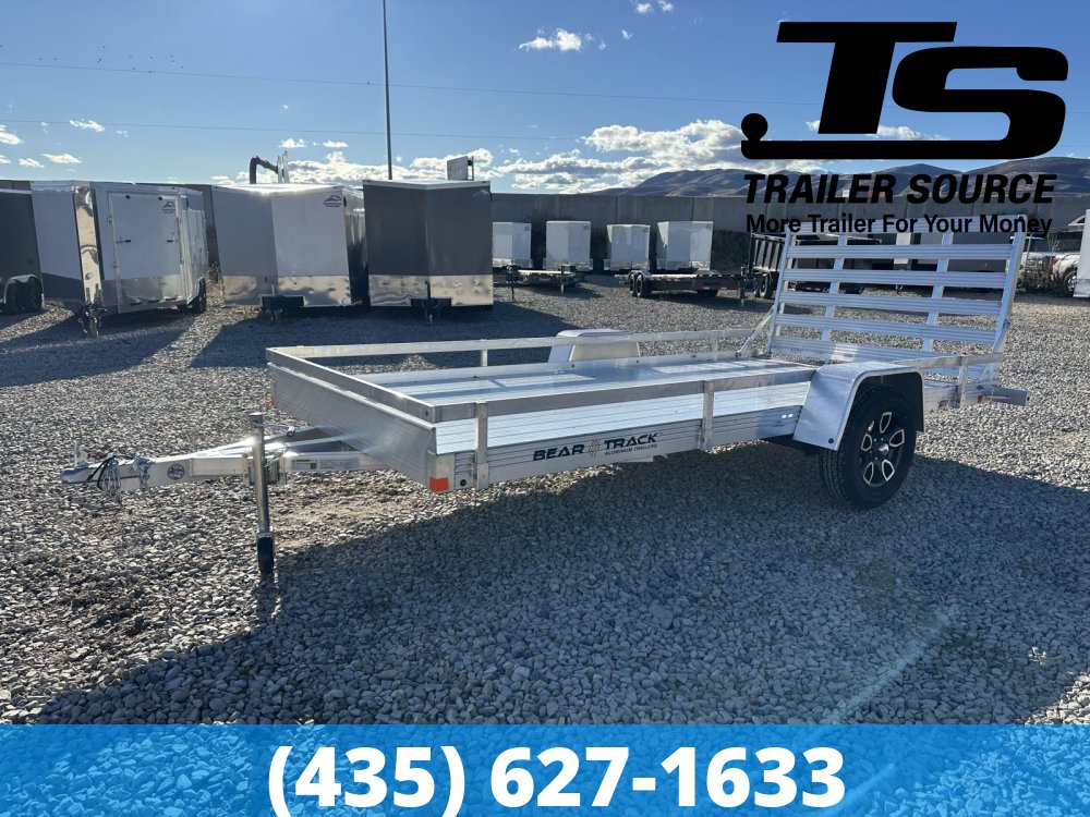 7x14 Bear Track BTU Aluminum Utility Trailer - 3.5K GVWR - Side Rails