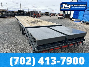 8.5x32 Lamar FD Gooseneck Equipment Trailer - 25.9K GVWR - Max Ramps