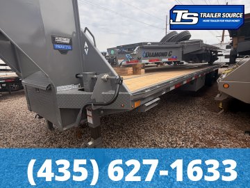 8.5x35 Diamond C FMAX-HDT 210 Gooseneck Hydraulic Dovetail Equipment Trailer - 25K GVWR -