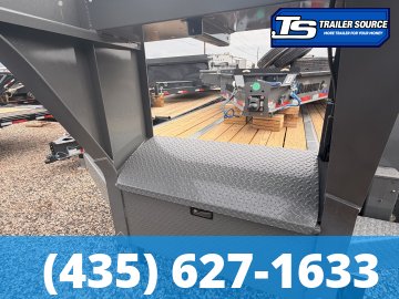 8.5x35 Diamond C FMAX-HDT 210 Gooseneck Hydraulic Dovetail Equipment Trailer - 25K GVWR -