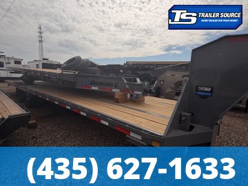 8.5x35 Diamond C FMAX-HDT 210 Gooseneck Hydraulic Dovetail Equipment Trailer - 25K GVWR -