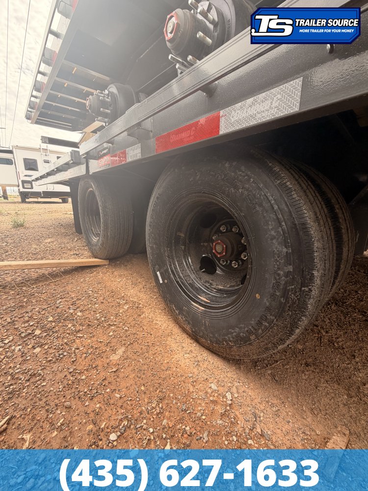 8.5x35 Diamond C FMAX-HDT 210 Gooseneck Hydraulic Dovetail Equipment Trailer - 25K GVWR -