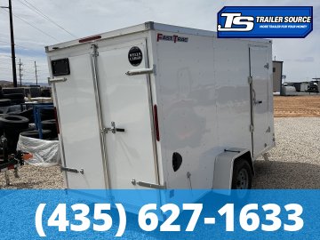 6x12 Wells Cargo FastTrac Enclosed Cargo Trailer - 6'6" Interior - 3.5K GVWR - Barn Doors