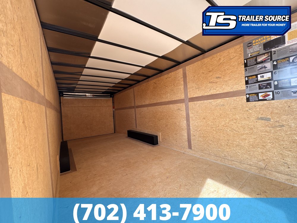 8.5x24 Wells Cargo  Enclosed Cargo Trailer - 7'0" Interior - 10K GVWR -