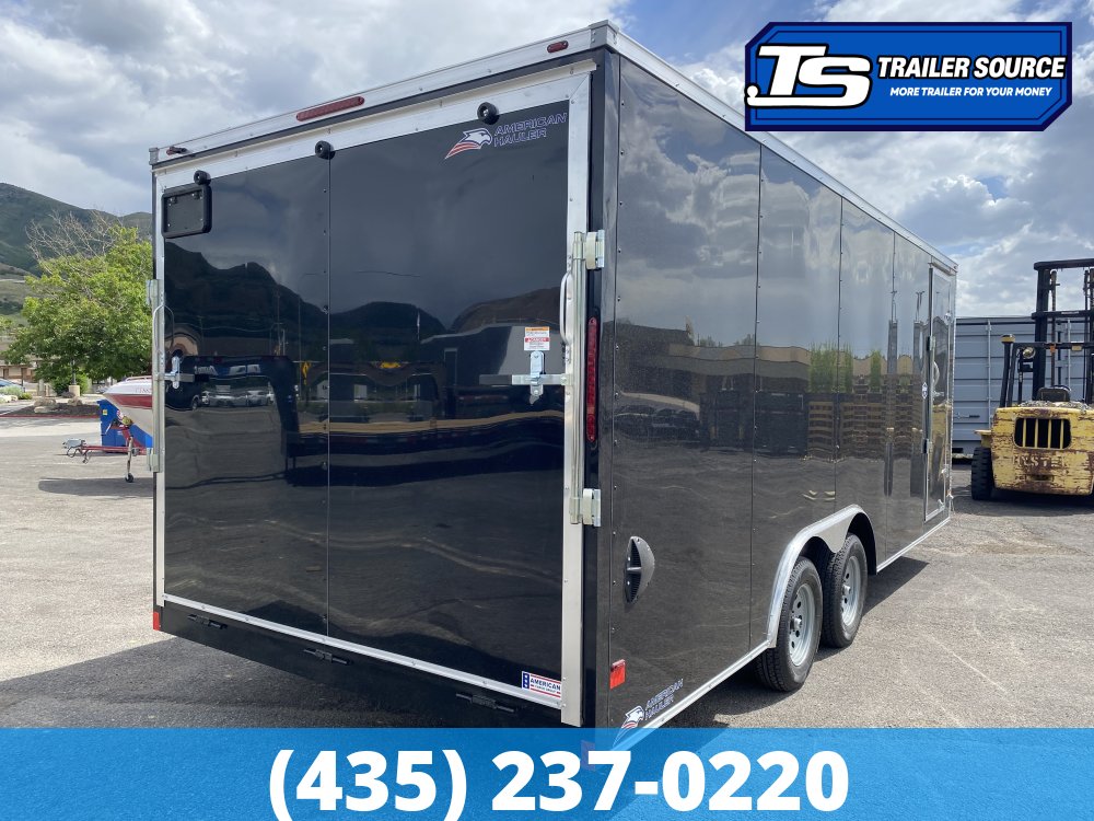 8.5x20 American Hauler Arrow Enclosed Cargo Trailer - 7'0" Interior - 7K GVWR - Ramp Door