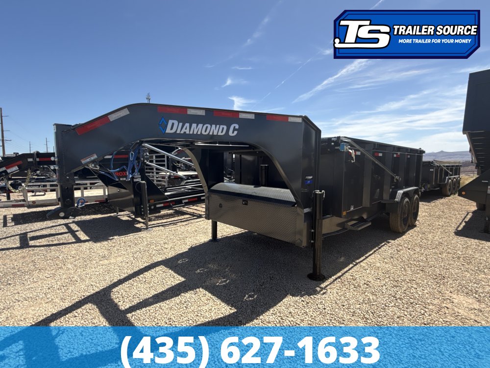 7x16 Diamond C LPT-GN 210 Gooseneck Dump