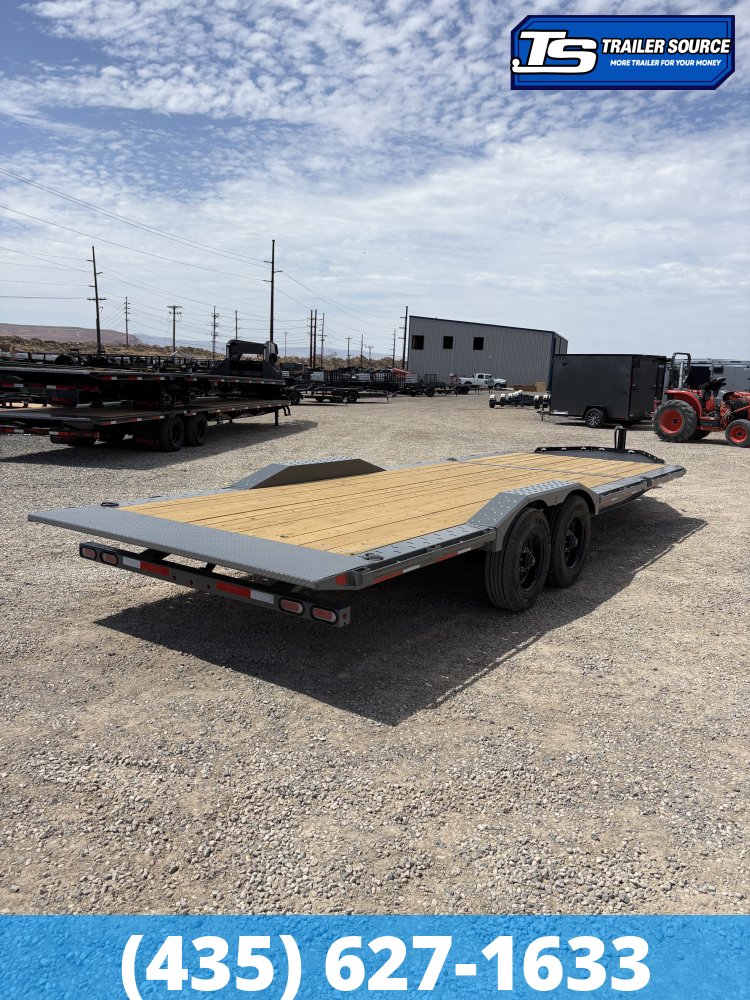 7x24 Diamond C HXD 210 Tilt Trailer - 23K GVWR - ABS Brakes, Hydraulic Jack(s)
