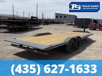 7x24 Diamond C HXD 210 Tilt Trailer - 23K GVWR - ABS Brakes, Hydraulic Jack(s)