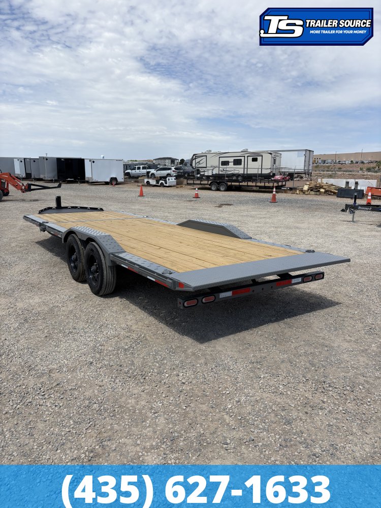 7x24 Diamond C HXD 210 Tilt Trailer - 23K GVWR - ABS Brakes, Hydraulic Jack(s)