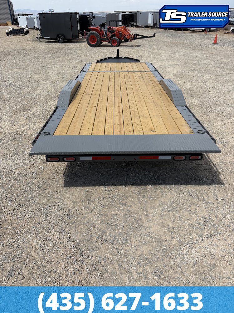 7x24 Diamond C HXD 210 Tilt Trailer - 23K GVWR - ABS Brakes, Hydraulic Jack(s)