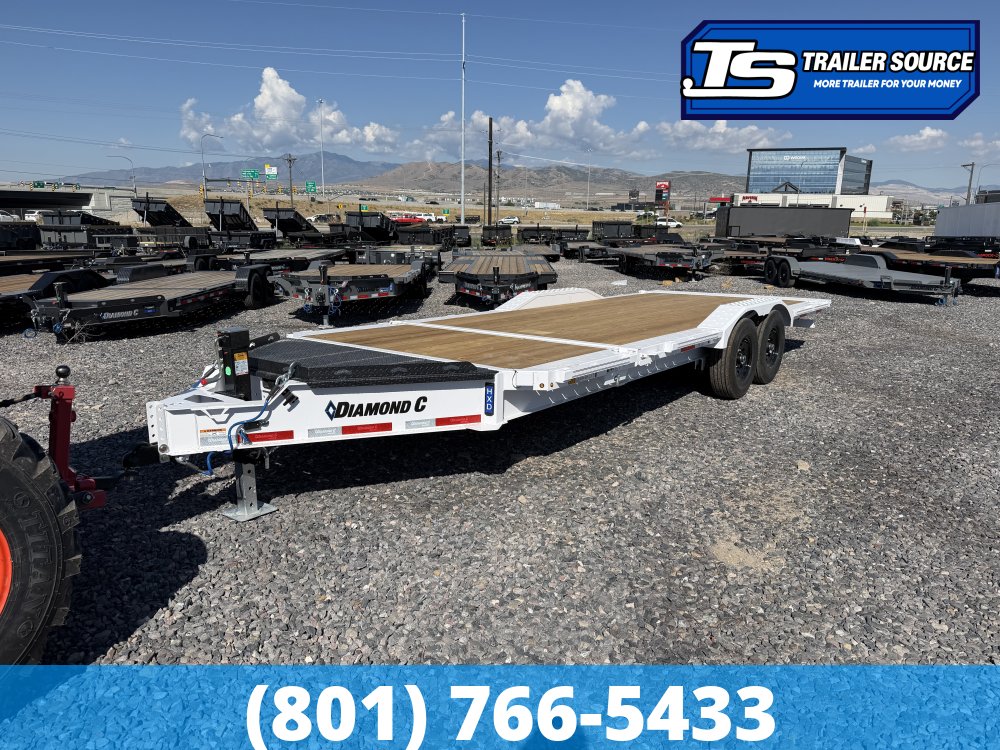 8.5x22 Diamond C HXD 207 Wide Body w/ Drive Over Fenders Tilt