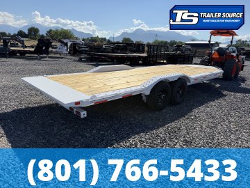 8.5x22 Diamond C HXD 207 Wide Body w/ Drive Over Fenders Tilt Trailer - 15.5K GVWR -
