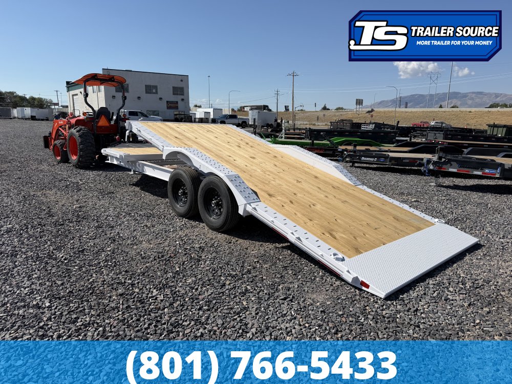 8.5x22 Diamond C HXD 207 Wide Body w/ Drive Over Fenders Tilt Trailer - 15.5K GVWR -