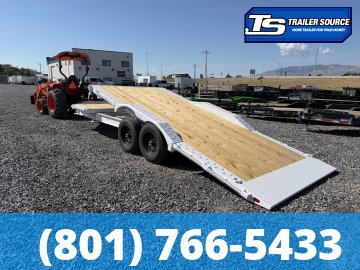 8.5x22 Diamond C HXD 207 Wide Body w/ Drive Over Fenders Tilt Trailer - 15.5K GVWR -