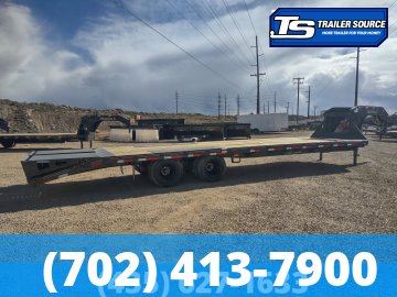 8.5x32 Diamond C FMAX-HDT 212 Scissor Lift Tilt Trailer - 25.9K GVWR - ABS Brakes, Max Ramps
