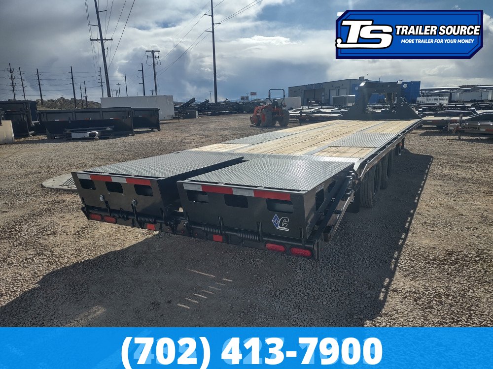 8.5x32 Diamond C FMAX-HDT 212 Scissor Lift Tilt Trailer - 25.9K GVWR - ABS Brakes, Max Ramps