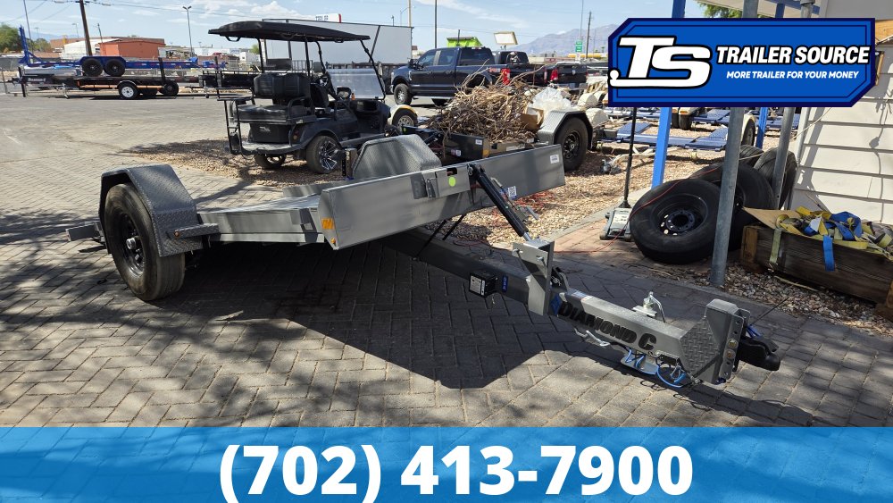 6.5x12 Diamond C DSA Scissor Lift Tilt Trailer - 7K GVWR -