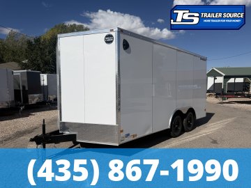 8.5x16 Wells Cargo Fast Trac Deluxe Enclosed Cargo Trailer - 7'0" Interior - 7K GVWR - Dovetail