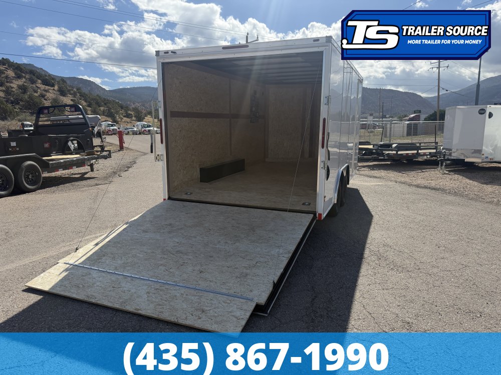 8.5x16 Wells Cargo Fast Trac Deluxe Enclosed Cargo Trailer - 7'0" Interior - 7K GVWR - Dovetail