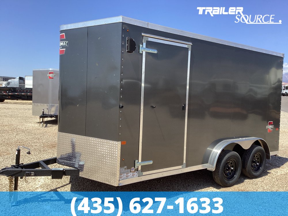 2024 Charmac Stealth 7.5x14 Enclosed Cargo Trailer 7K Stabilizer Jacks