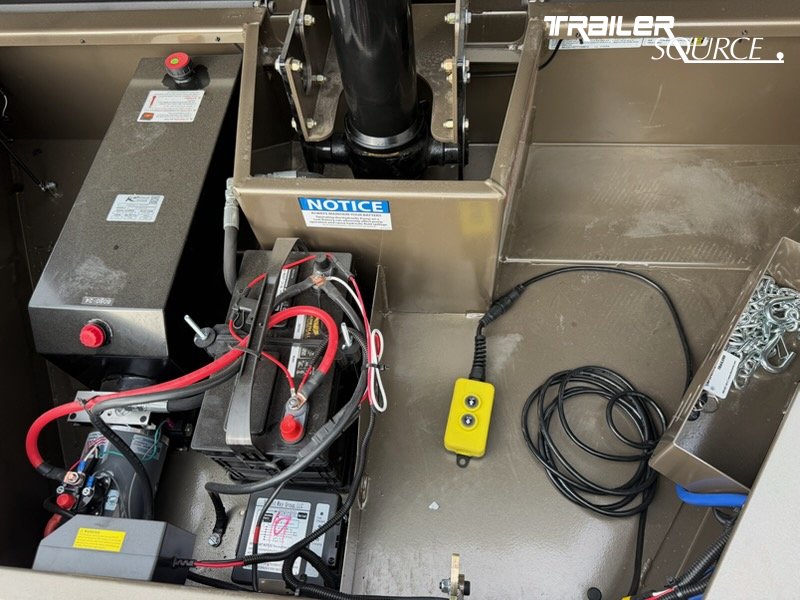 7x14 Diamond C LPT 207 Dump Trailer - 32" Sides - 15.5K GVWR - 14 Ply Tires, Board Brackets, Long Arm Tarp