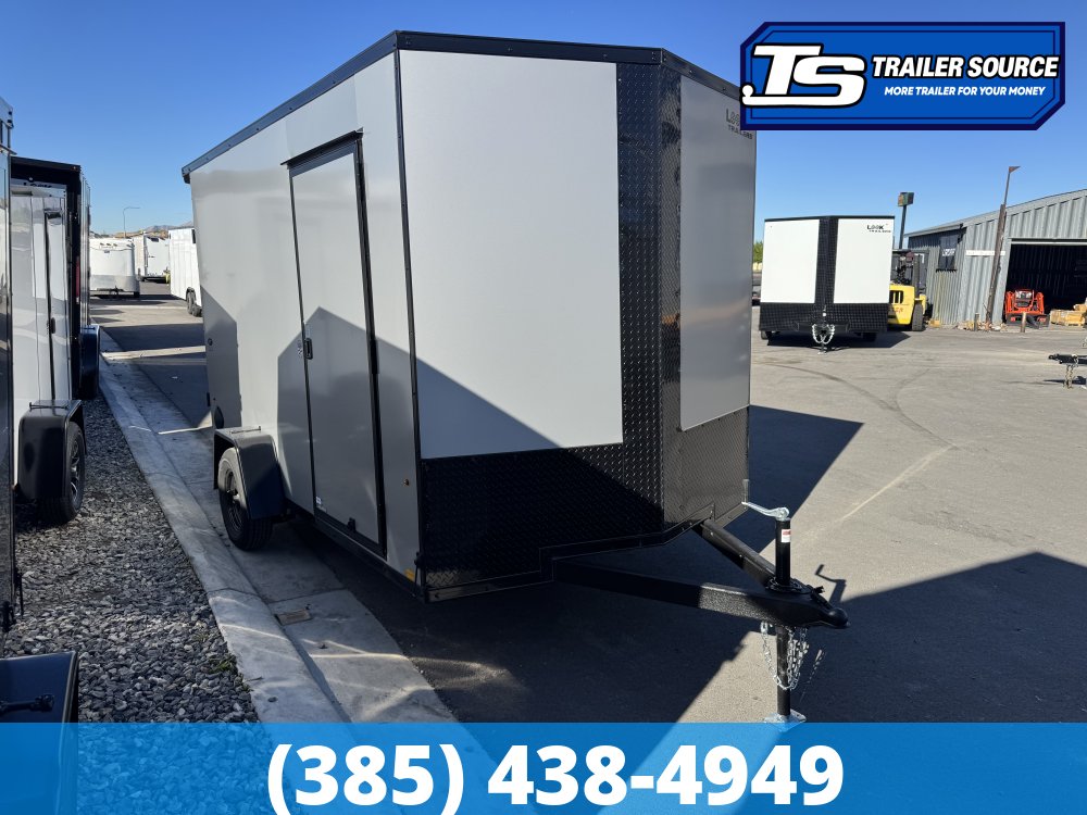 7x12 Look ST DLX Enclosed Cargo Trailer - 7'0" Interior - 3.5K GVWR - .080 PolyCor, Black Out Package, Rear Spoiler w/ Load Lights