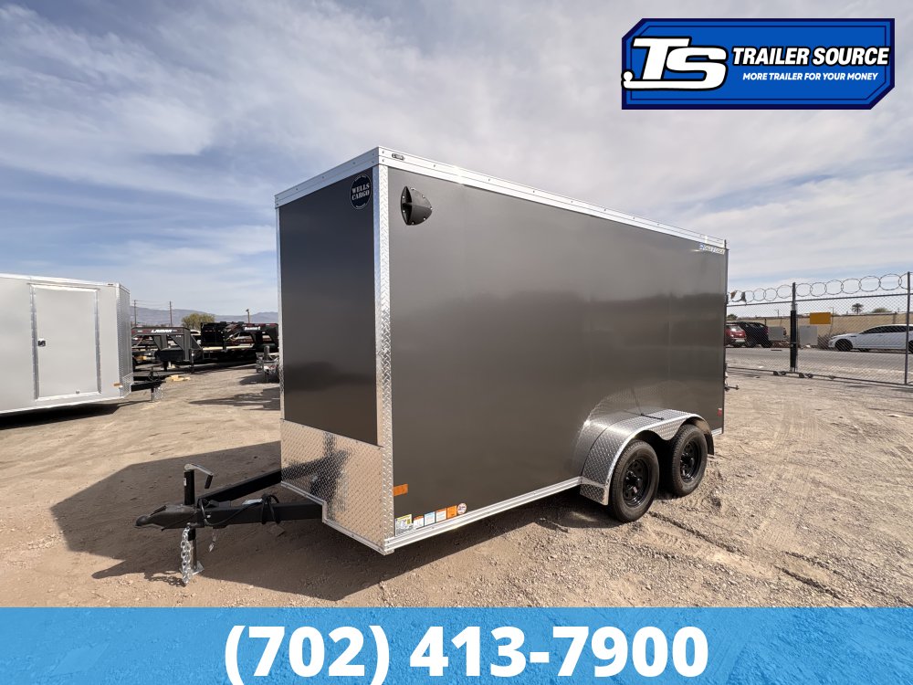 7x14 Wells Cargo Road Force Enclosed Cargo Trailer - 7'0" Interior - 7K GVWR -