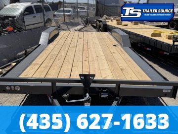 8.5x24 Lamar CC Wide Body w/ Drive Over Fenders Flatbed Car Hauler