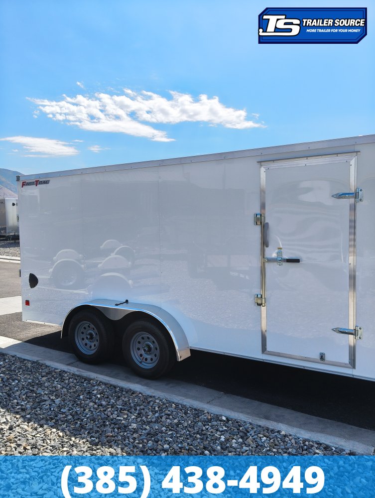 7x16 Wells Cargo FastTrac Enclosed Cargo Trailer - 6'6" Interior - 7K GVWR - .080 PolyCor