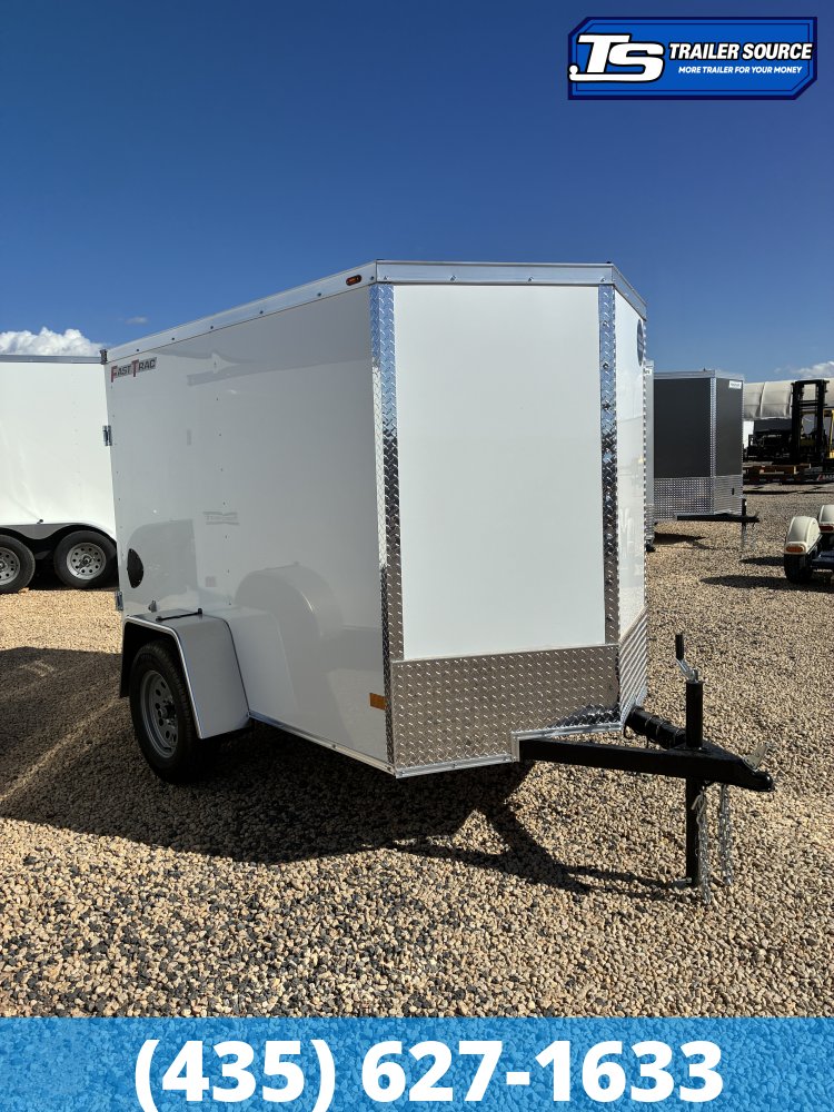5x8 Wells Cargo FastTrac Enclosed Cargo Trailer - 5'6" Interior - 3.5K GVWR - .080 PolyCor