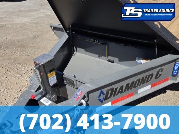 8.5x22 Diamond C DEC 207 Deckover Equipment Trailer - 15.5K GVWR -