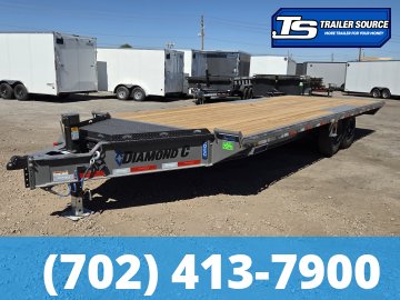 8.5x22 Diamond C DEC 207 Deckover Equipment Trailer - 15.5K GVWR -